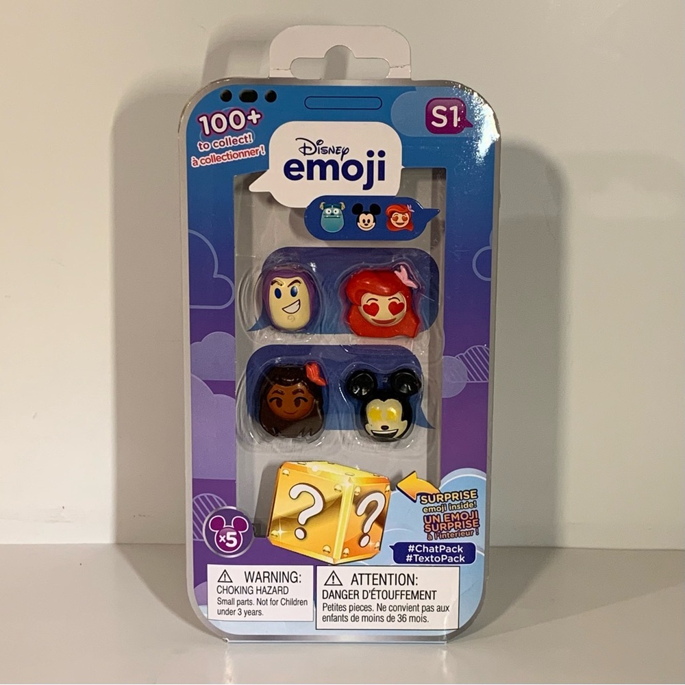 🏰 [4/$25] DISNEY EMOJI CHAT PACK SERIES 1 PACK OF 5 FIGURES 🏰